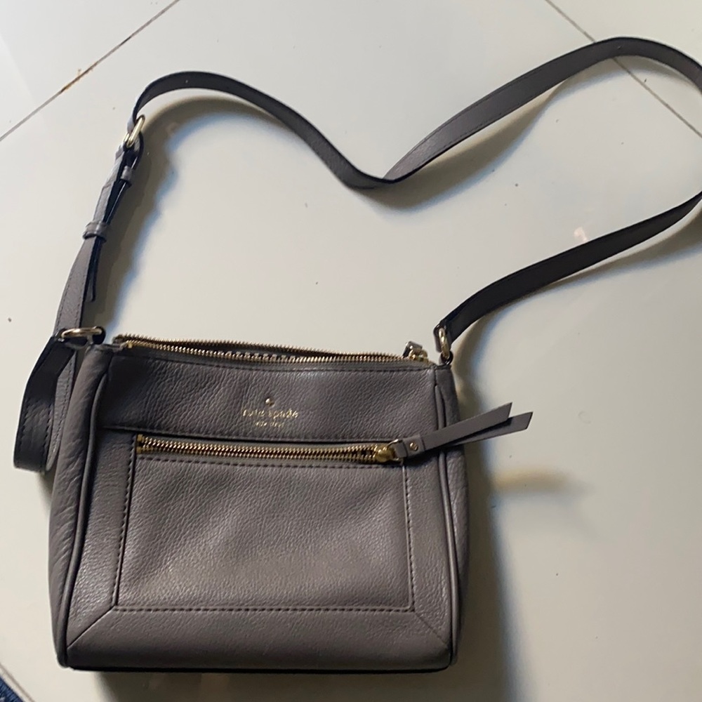 Grey Kate Spade cross body